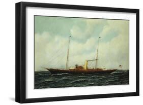 Steamship Riviera, 1906-Antonio Jacobsen-Framed Giclee Print