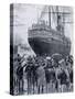 Steamship Singapore Leaving Naples for Second Italian Expedition to Massawa-null-Stretched Canvas