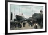 Steamship SS 'Celtic' at the Quayside, Liverpool, Lancashire, C1904-Valentine & Sons-Framed Giclee Print