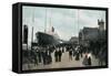 Steamship SS 'Celtic' at the Quayside, Liverpool, Lancashire, C1904-Valentine & Sons-Framed Stretched Canvas