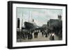 Steamship SS 'Celtic' at the Quayside, Liverpool, Lancashire, C1904-Valentine & Sons-Framed Giclee Print