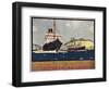 Steamship Travel Poster-null-Framed Giclee Print