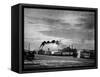 Steamships on the Ohio River-null-Framed Stretched Canvas