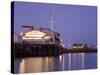 Stearns Wharf, Santa Barbara Harbor, California, United States of America, North America-Richard Cummins-Stretched Canvas
