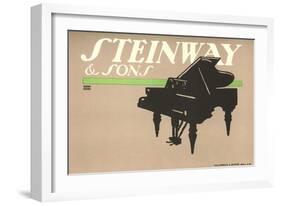 Steeinway Piano-null-Framed Art Print