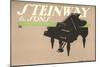 Steeinway Piano-null-Mounted Art Print