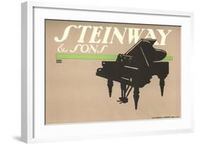 Steeinway Piano-null-Framed Art Print