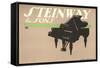 Steeinway Piano-null-Framed Stretched Canvas