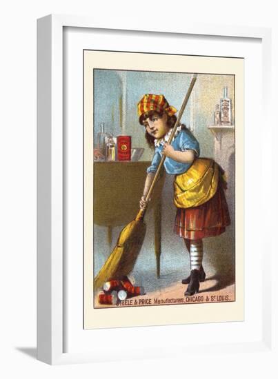 Steel and Price Manufacturers - Sweeping-null-Framed Art Print