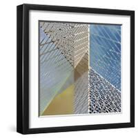 Steel And Sky 2-Carla West-Framed Giclee Print