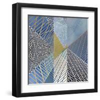 Steel And Sky 3-Carla West-Framed Giclee Print