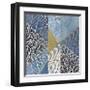 Steel And Sky 3-Carla West-Framed Giclee Print