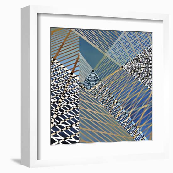 Steel And Sky 4-Carla West-Framed Giclee Print