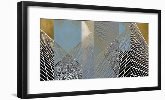 Steel And Sky 5-Carla West-Framed Giclee Print