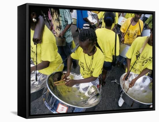 Steel Band Festival, Point Fortin, Trinidad, West Indies, Caribbean, Central America-Robert Harding-Framed Stretched Canvas