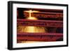 Steel Bars Being Cut-Paul Souders-Framed Photographic Print
