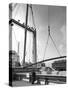 Steel Bars Being Loaded onto the Manchester Renown, Manchester, 1964-Michael Walters-Stretched Canvas