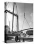 Steel Bars Being Loaded onto the Manchester Renown, Manchester, 1964-Michael Walters-Stretched Canvas