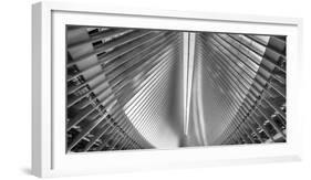 Steel Beam Feathers of Oculus, Manhattan, New York-George Oze-Framed Photographic Print