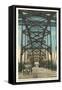 Steel Bridge, Waco, Texas-null-Framed Stretched Canvas