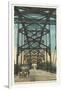 Steel Bridge, Waco, Texas-null-Framed Art Print