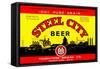 Steel City Beer-null-Framed Stretched Canvas