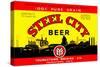 Steel City Beer-null-Stretched Canvas