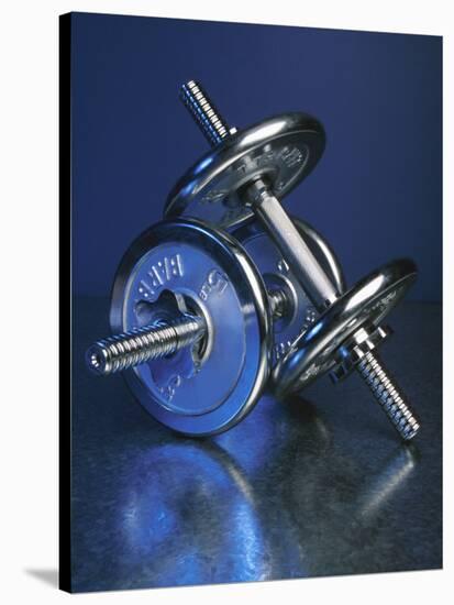 Steel Dumbbells for Workout-null-Stretched Canvas