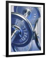 Steel Dumbbells for Workout-null-Framed Photographic Print