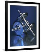 Steel Dumbbells for Workout-null-Framed Photographic Print