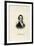 Steel Engraving Bust Portrait of William Clark-null-Framed Premium Giclee Print