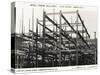 Steel Frame Building Construction - London-null-Stretched Canvas