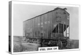 Steel Grain Car, Canada, C1920S-null-Stretched Canvas