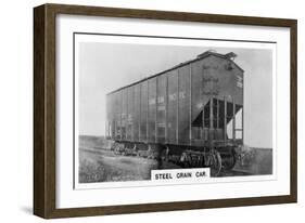 Steel Grain Car, Canada, C1920S-null-Framed Giclee Print