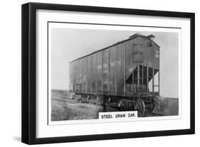 Steel Grain Car, Canada, C1920S-null-Framed Giclee Print