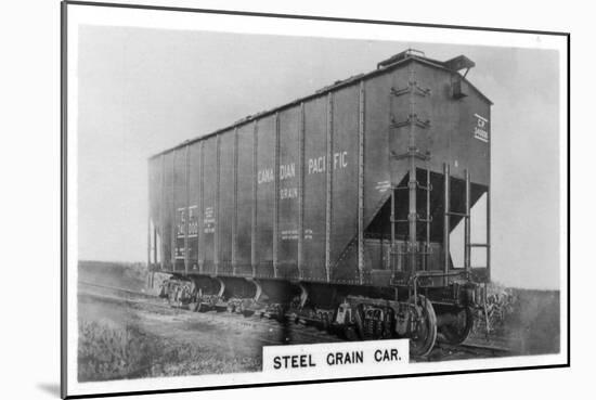 Steel Grain Car, Canada, C1920S-null-Mounted Giclee Print