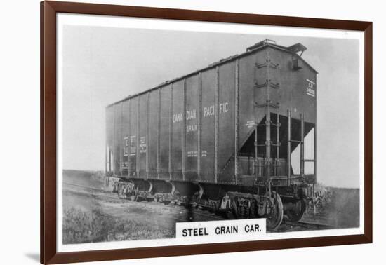 Steel Grain Car, Canada, C1920S-null-Framed Giclee Print