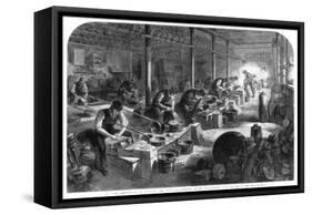 Steel Manufactures of Sheffield, Yorkshire, 1866-M Jackson-Framed Stretched Canvas