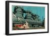 Steel Manufacturing in the United Kingdom-Frank Newbould-Framed Giclee Print