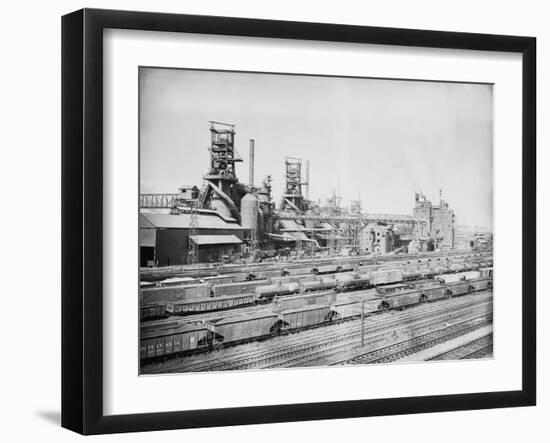 Steel Mill in Youngstown Ohio-null-Framed Photographic Print