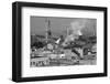 Steel Mill Smokestack,Smoke Billow;Pollu-null-Framed Photographic Print