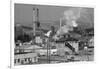 Steel Mill Smokestack,Smoke Billow;Pollu-null-Framed Photographic Print