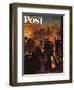 "Steel Mills," Saturday Evening Post Cover, November 23, 1946-John Atherton-Framed Giclee Print