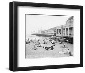 Steel Pier, Atlantic City, NJ, c. 1904-null-Framed Giclee Print