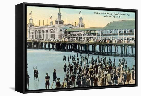 Steel Pier, Atlantic City-null-Framed Stretched Canvas