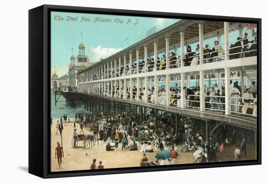 Steel Pier, Atlantic City-null-Framed Stretched Canvas