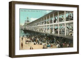 Steel Pier, Atlantic City-null-Framed Premium Giclee Print