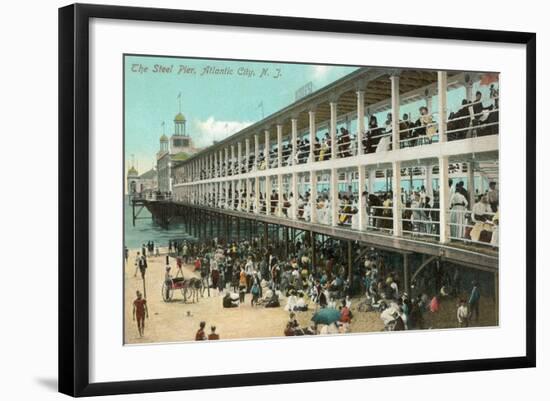 Steel Pier, Atlantic City-null-Framed Art Print