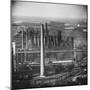 Steel Plant During Strike-null-Mounted Photographic Print