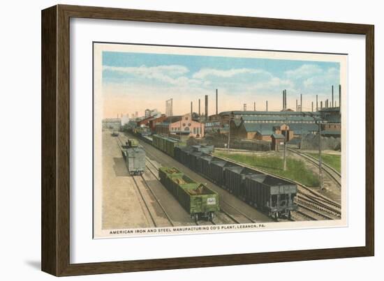 Steel Plant, Lebanon, Pennsylvania-null-Framed Art Print